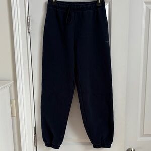 TNA Sweatfleece Cozy Fleece Megafit Navy Drawstring Sweatpants